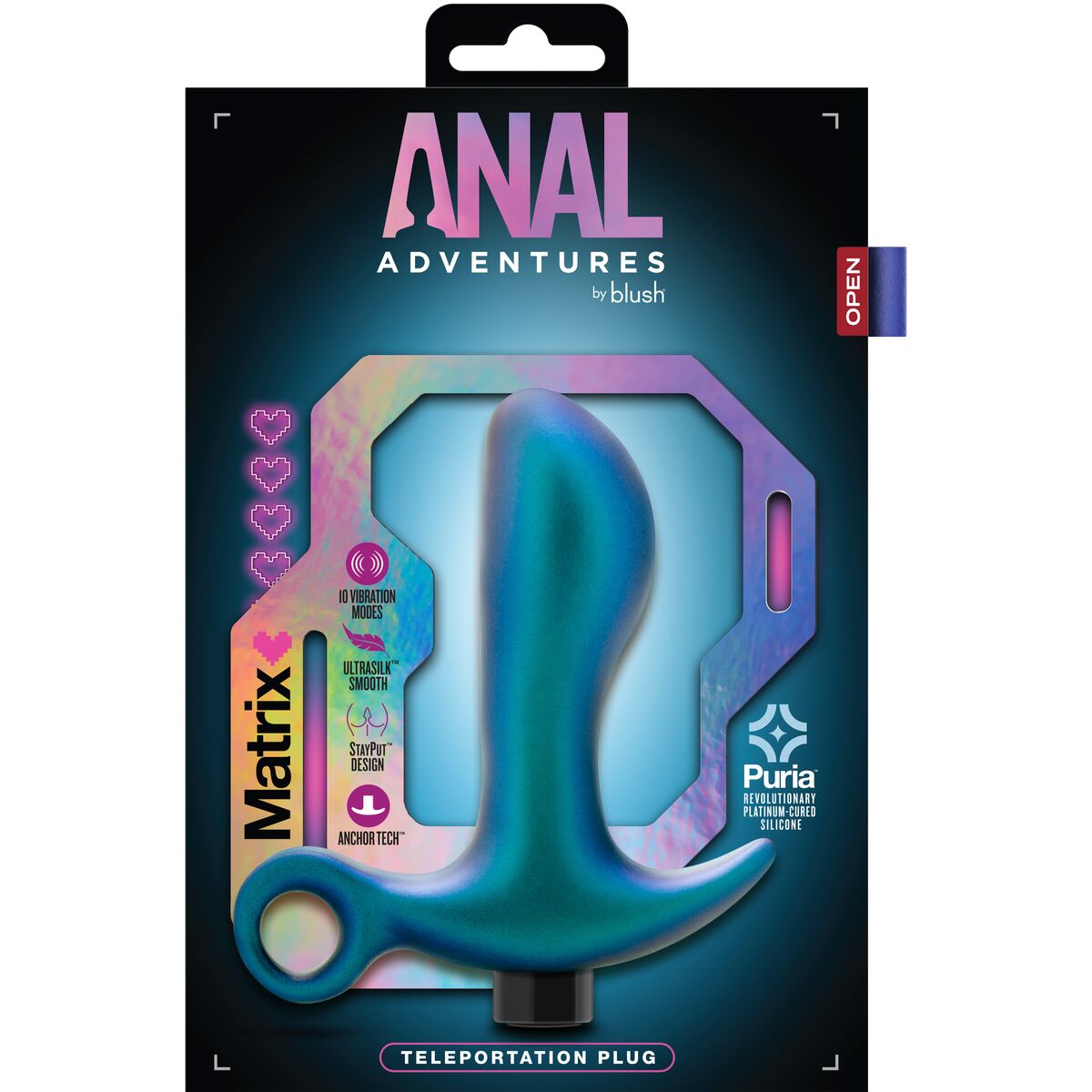 Analinis kištukas Blush ADVENTURES MATRIX TELEPORTATION Mėlyna